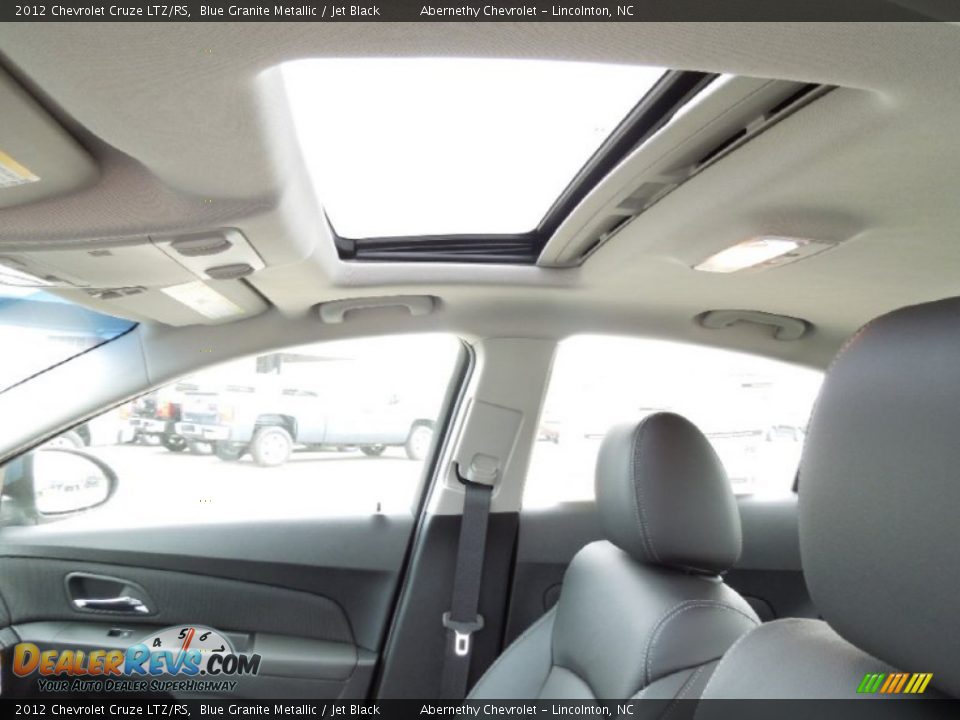 2012 Chevrolet Cruze LTZ/RS Blue Granite Metallic / Jet Black Photo #10