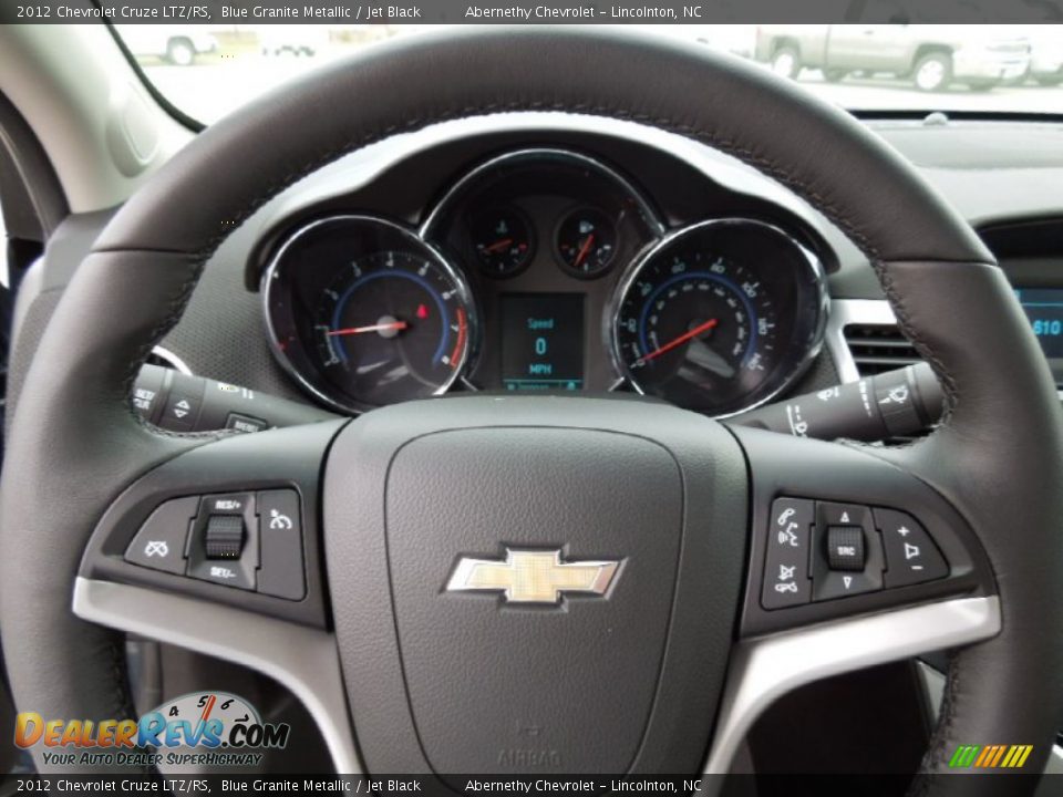2012 Chevrolet Cruze LTZ/RS Blue Granite Metallic / Jet Black Photo #17