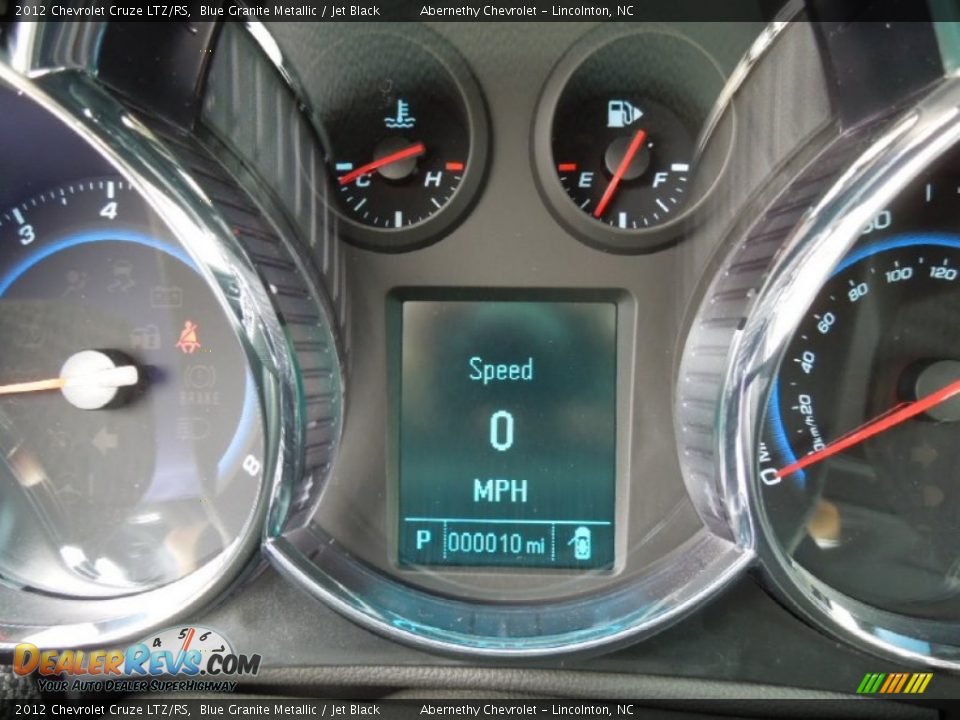 2012 Chevrolet Cruze LTZ/RS Blue Granite Metallic / Jet Black Photo #18