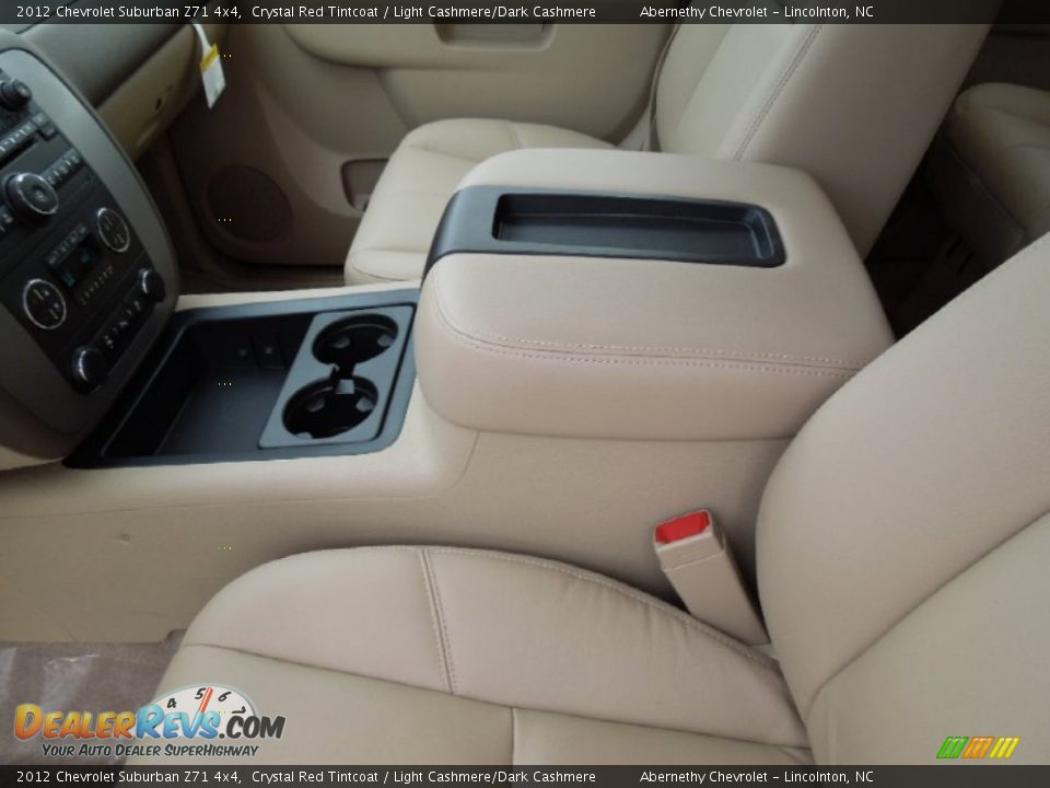 2012 Chevrolet Suburban Z71 4x4 Crystal Red Tintcoat / Light Cashmere/Dark Cashmere Photo #9