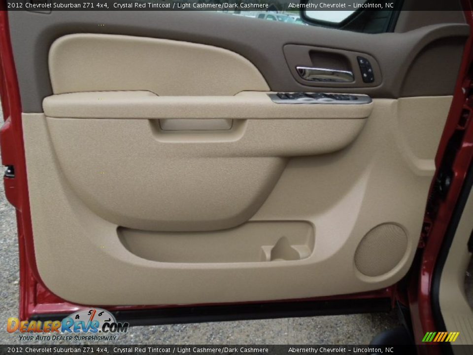 2012 Chevrolet Suburban Z71 4x4 Crystal Red Tintcoat / Light Cashmere/Dark Cashmere Photo #11