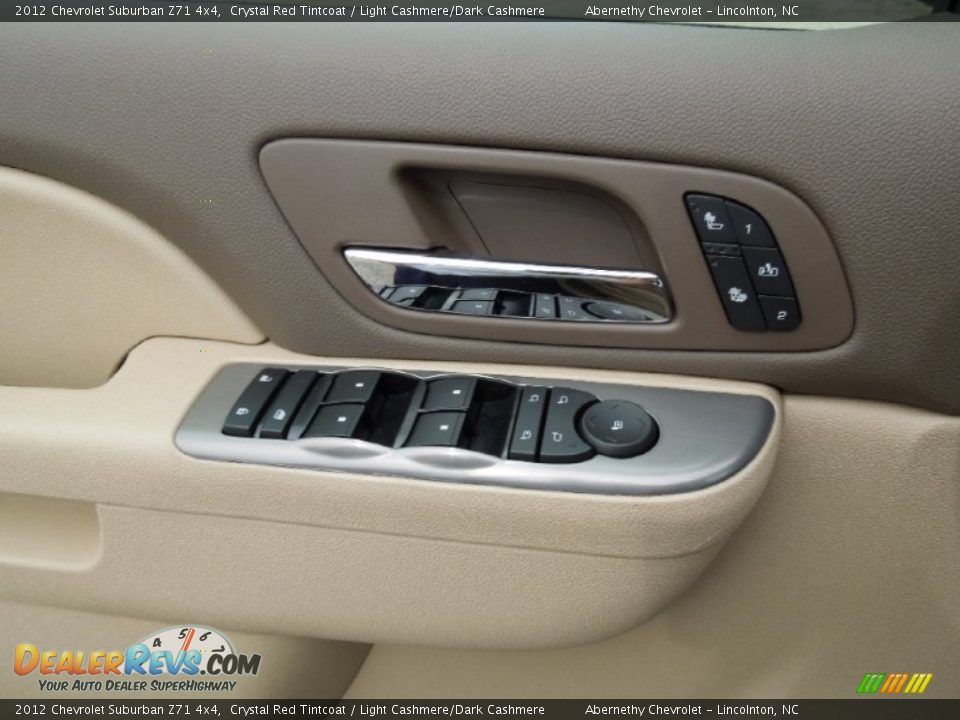 2012 Chevrolet Suburban Z71 4x4 Crystal Red Tintcoat / Light Cashmere/Dark Cashmere Photo #12