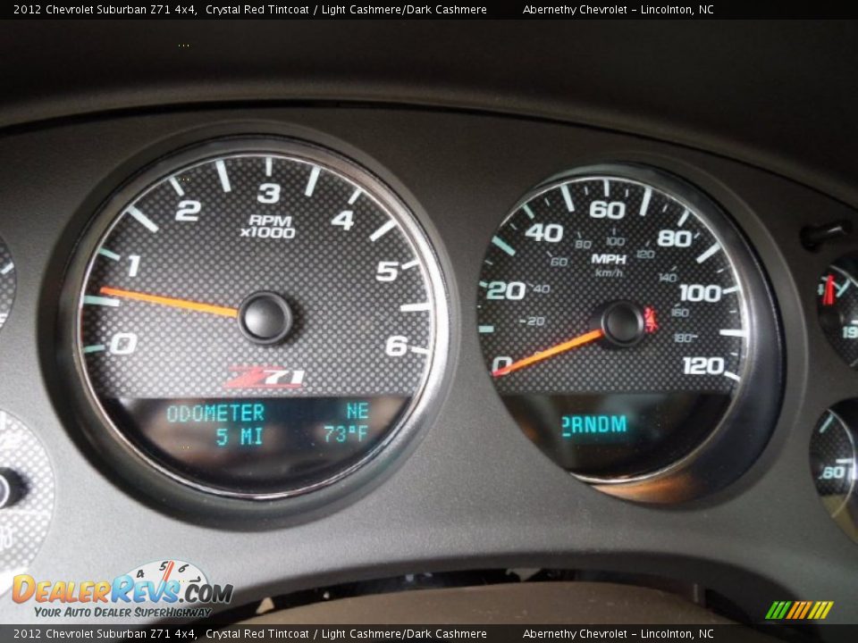 2012 Chevrolet Suburban Z71 4x4 Crystal Red Tintcoat / Light Cashmere/Dark Cashmere Photo #16