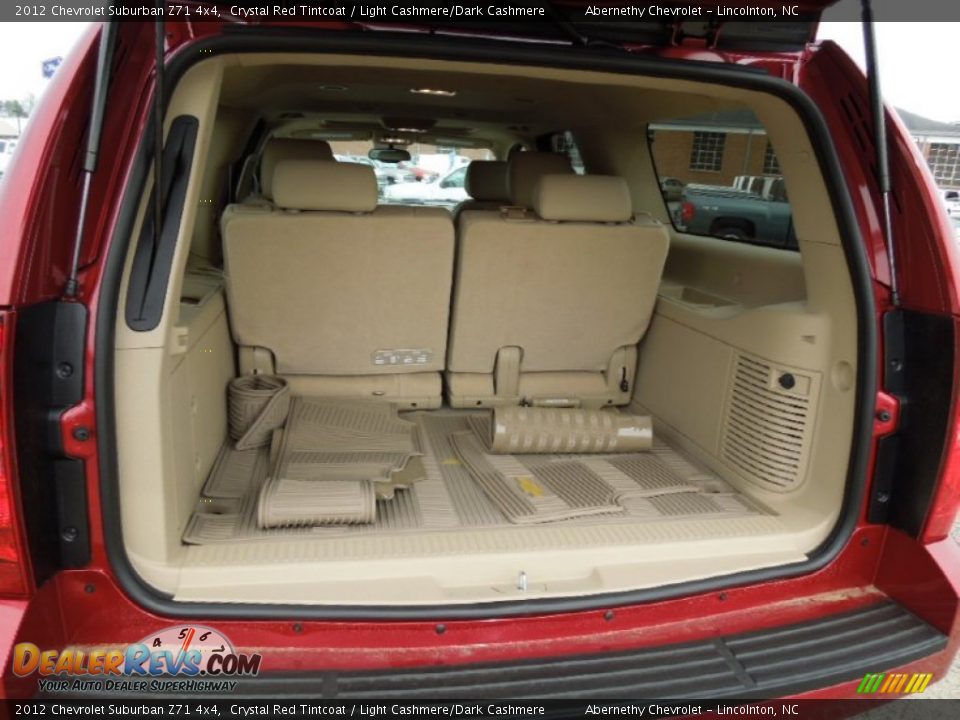 2012 Chevrolet Suburban Z71 4x4 Crystal Red Tintcoat / Light Cashmere/Dark Cashmere Photo #21