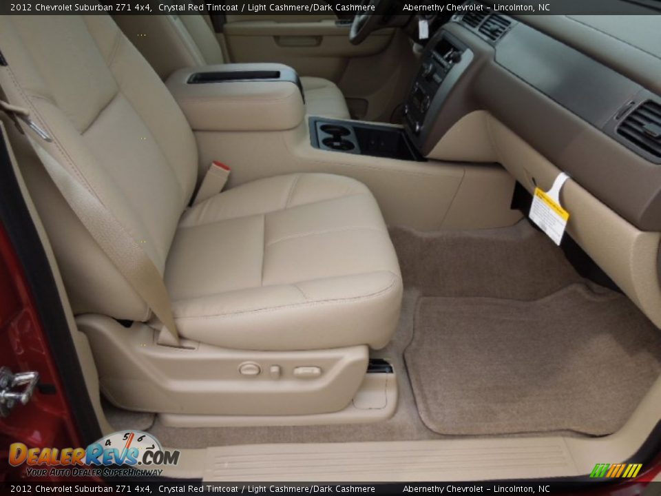 2012 Chevrolet Suburban Z71 4x4 Crystal Red Tintcoat / Light Cashmere/Dark Cashmere Photo #24