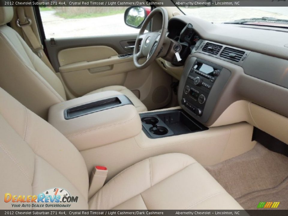 2012 Chevrolet Suburban Z71 4x4 Crystal Red Tintcoat / Light Cashmere/Dark Cashmere Photo #25