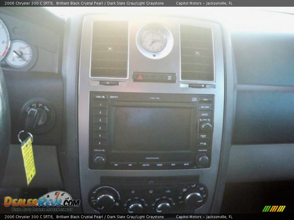 2006 Chrysler 300 C SRT8 Brilliant Black Crystal Pearl / Dark Slate Gray/Light Graystone Photo #19