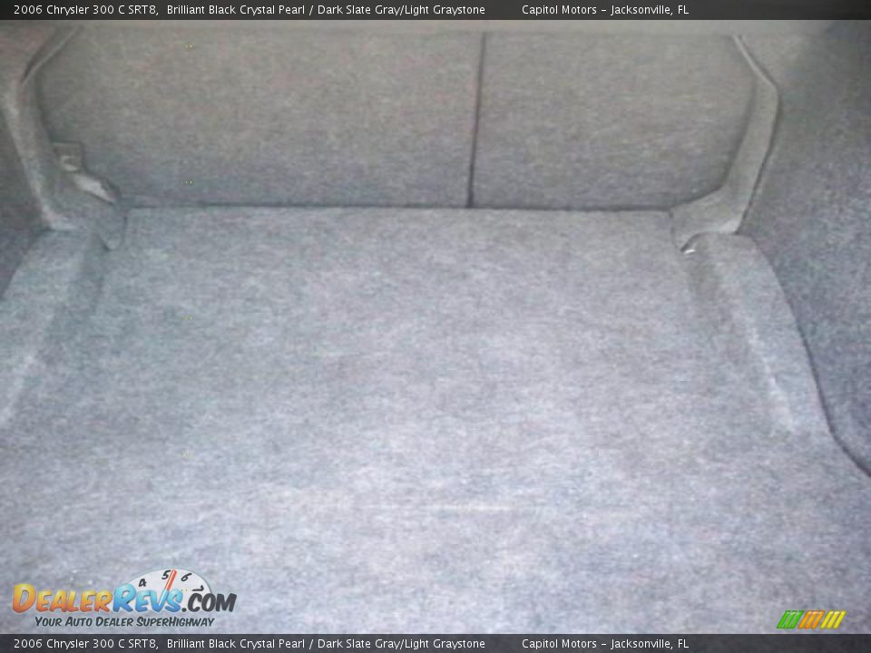 2006 Chrysler 300 C SRT8 Brilliant Black Crystal Pearl / Dark Slate Gray/Light Graystone Photo #23