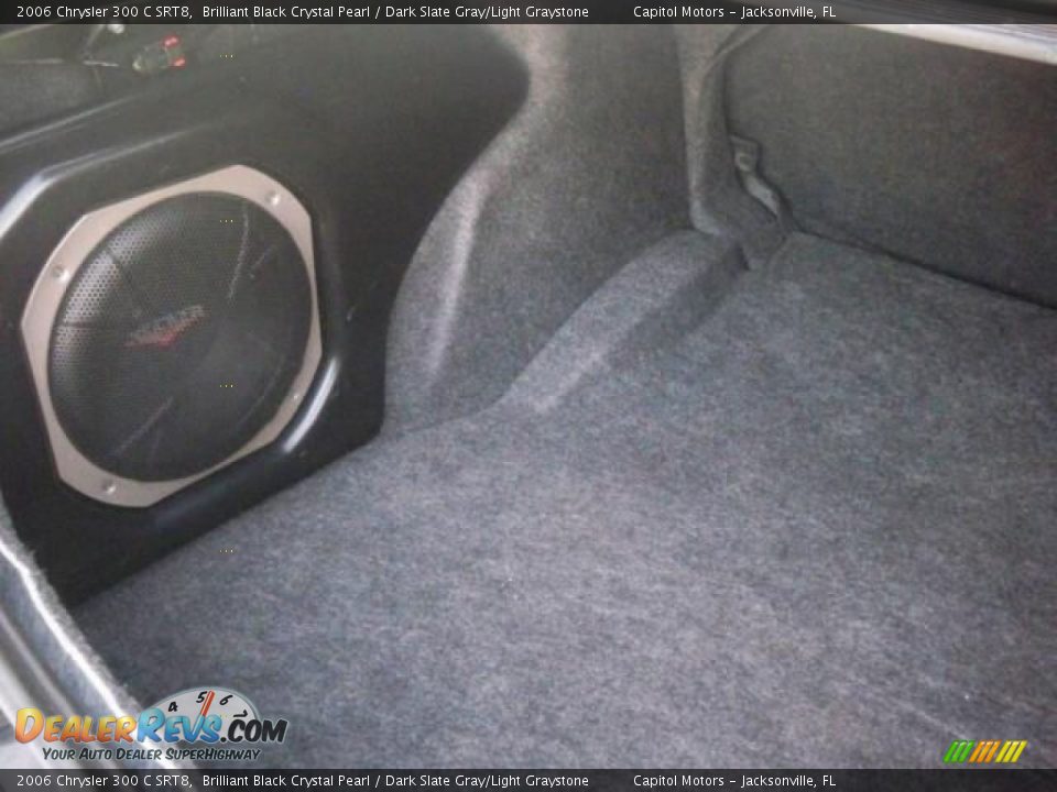 2006 Chrysler 300 C SRT8 Brilliant Black Crystal Pearl / Dark Slate Gray/Light Graystone Photo #24