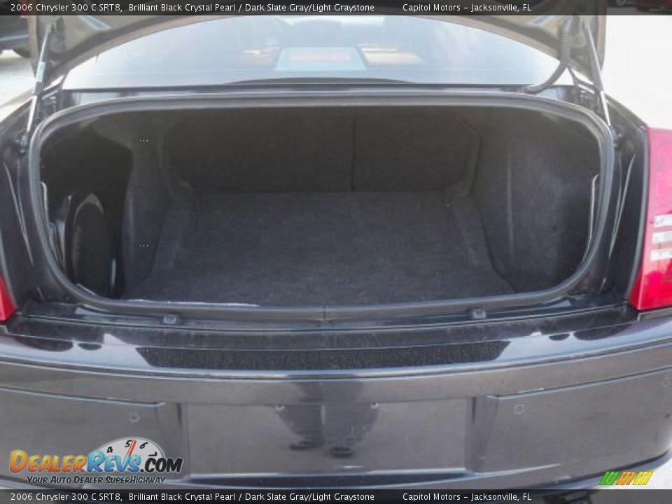 2006 Chrysler 300 C SRT8 Brilliant Black Crystal Pearl / Dark Slate Gray/Light Graystone Photo #25