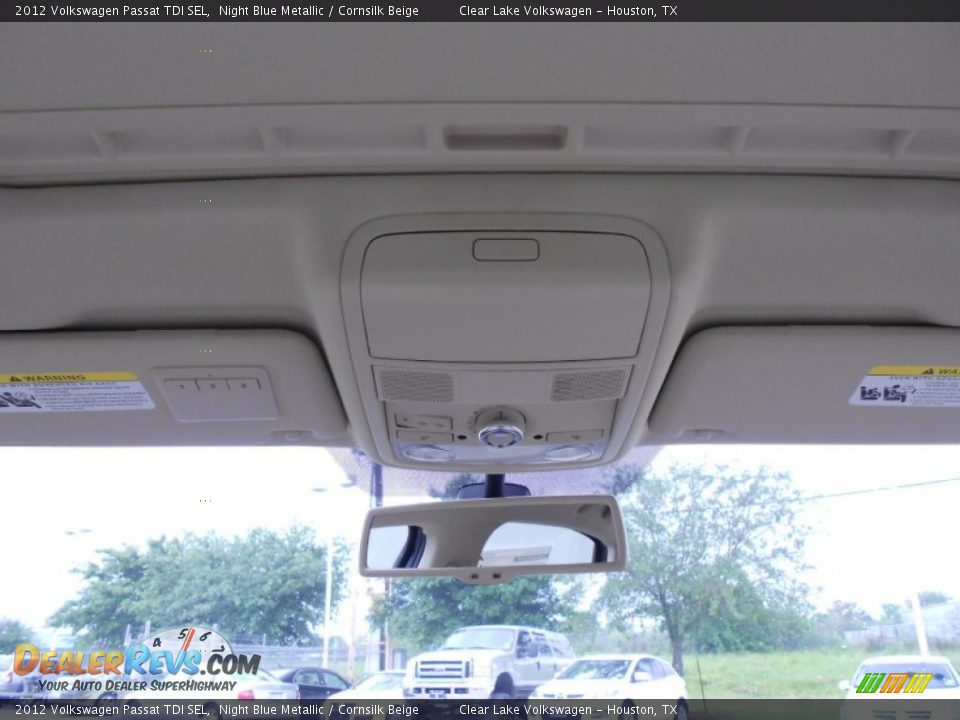 2012 Volkswagen Passat TDI SEL Night Blue Metallic / Cornsilk Beige Photo #19
