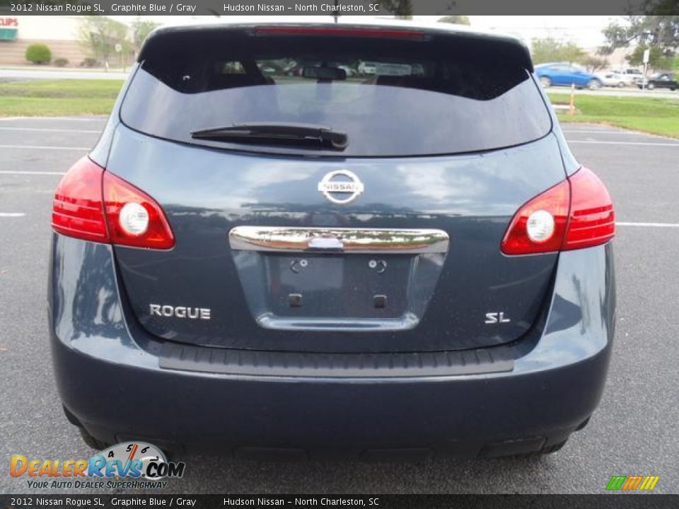 2012 Nissan Rogue SL Graphite Blue / Gray Photo #5