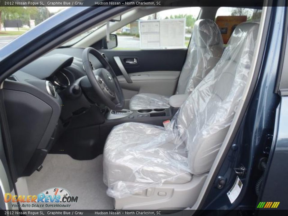 2012 Nissan Rogue SL Graphite Blue / Gray Photo #11