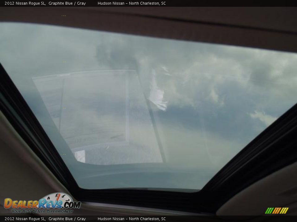 2012 Nissan Rogue SL Graphite Blue / Gray Photo #15