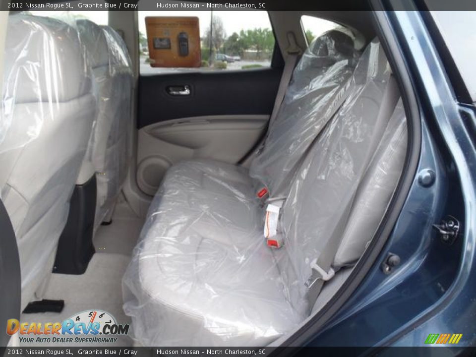 2012 Nissan Rogue SL Graphite Blue / Gray Photo #16