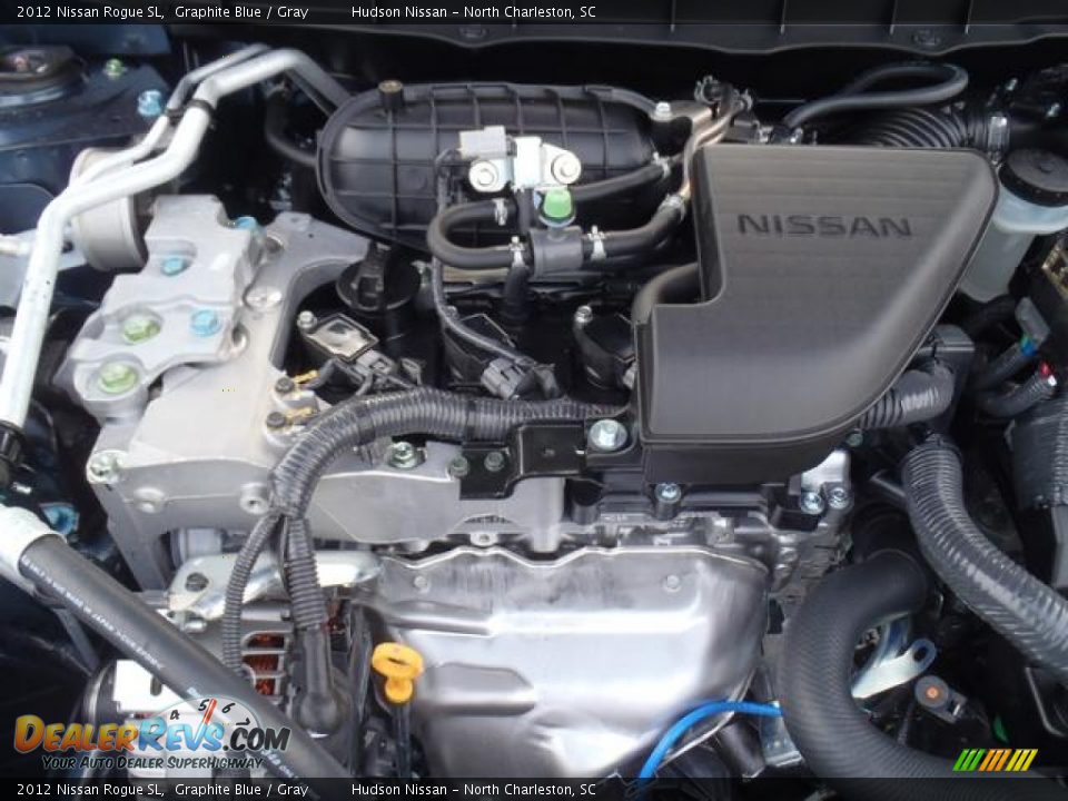 2012 Nissan Rogue SL Graphite Blue / Gray Photo #17
