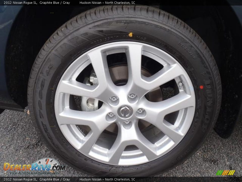 2012 Nissan Rogue SL Graphite Blue / Gray Photo #18