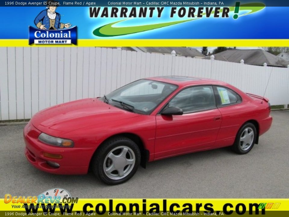 1996 Dodge Avenger ES Coupe Flame Red / Agate Photo #1