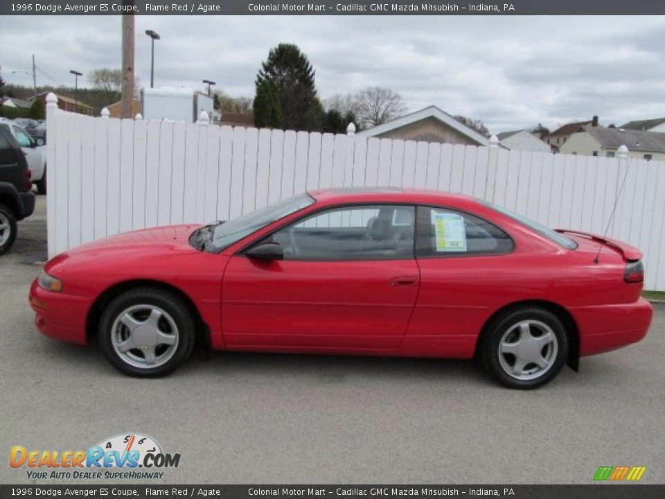 1996 Dodge Avenger ES Coupe Flame Red / Agate Photo #2