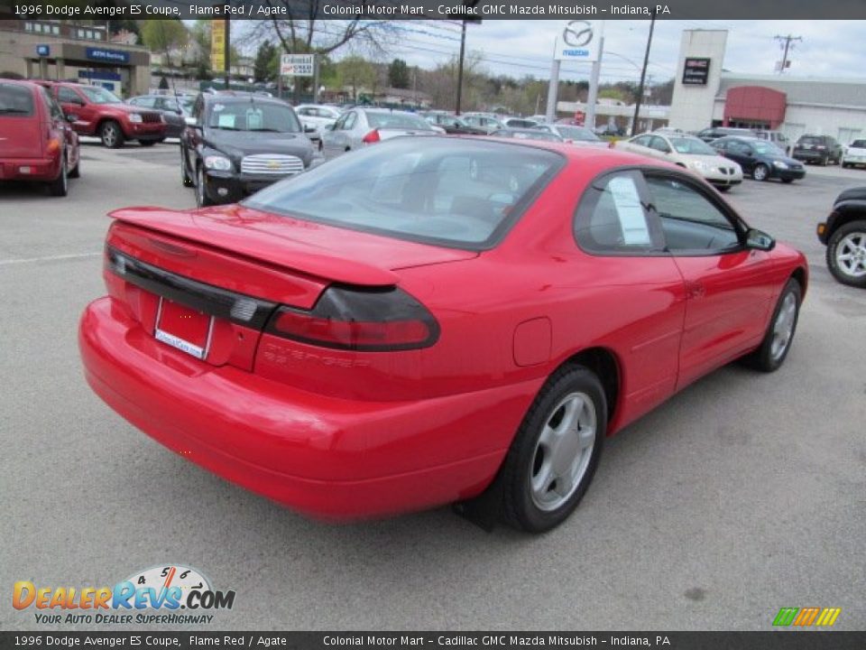 1996 Dodge Avenger ES Coupe Flame Red / Agate Photo #7