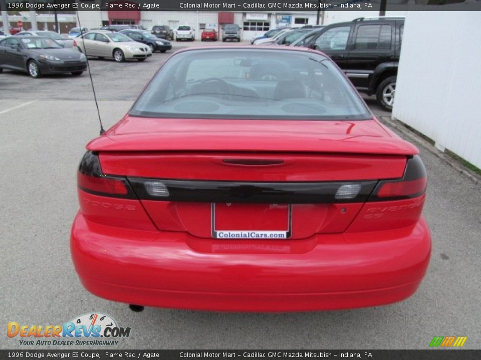 1996 Dodge Avenger ES Coupe Flame Red / Agate Photo #8