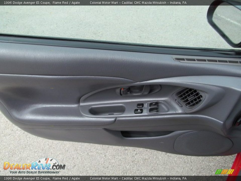 1996 Dodge Avenger ES Coupe Flame Red / Agate Photo #14