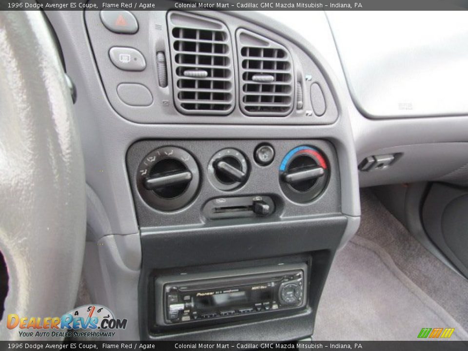 1996 Dodge Avenger ES Coupe Flame Red / Agate Photo #17