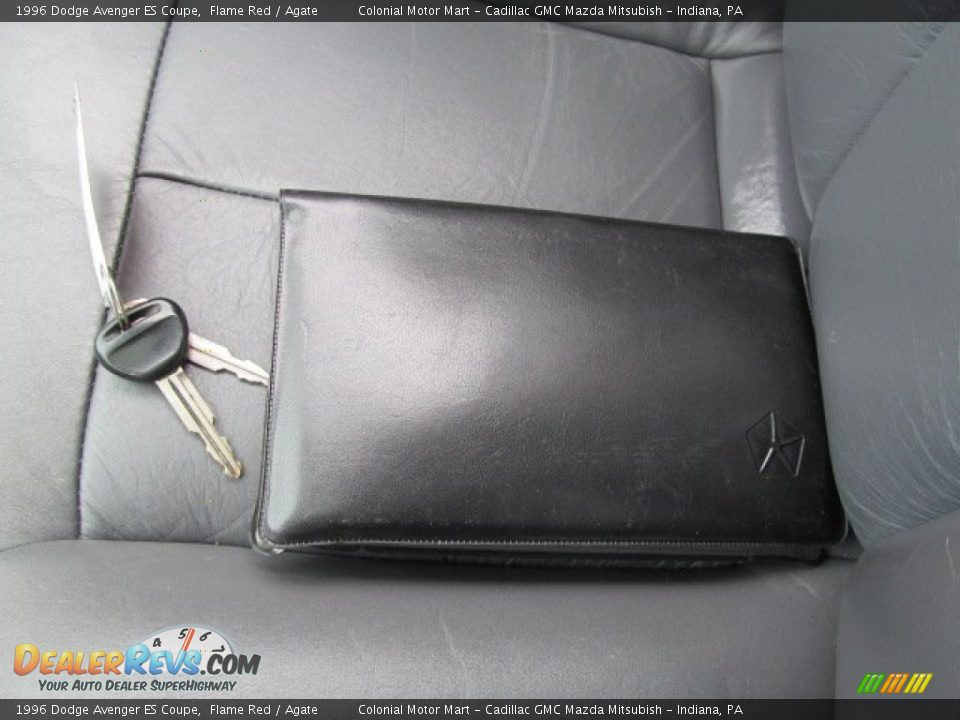 1996 Dodge Avenger ES Coupe Flame Red / Agate Photo #18