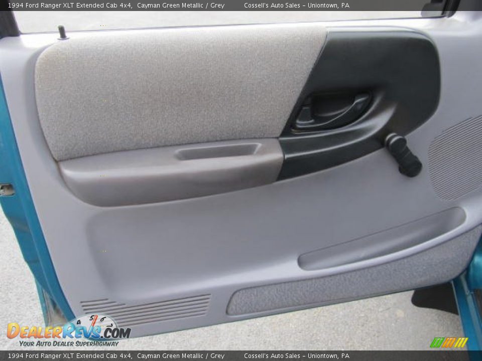 1994 Ford Ranger XLT Extended Cab 4x4 Cayman Green Metallic / Grey Photo #8
