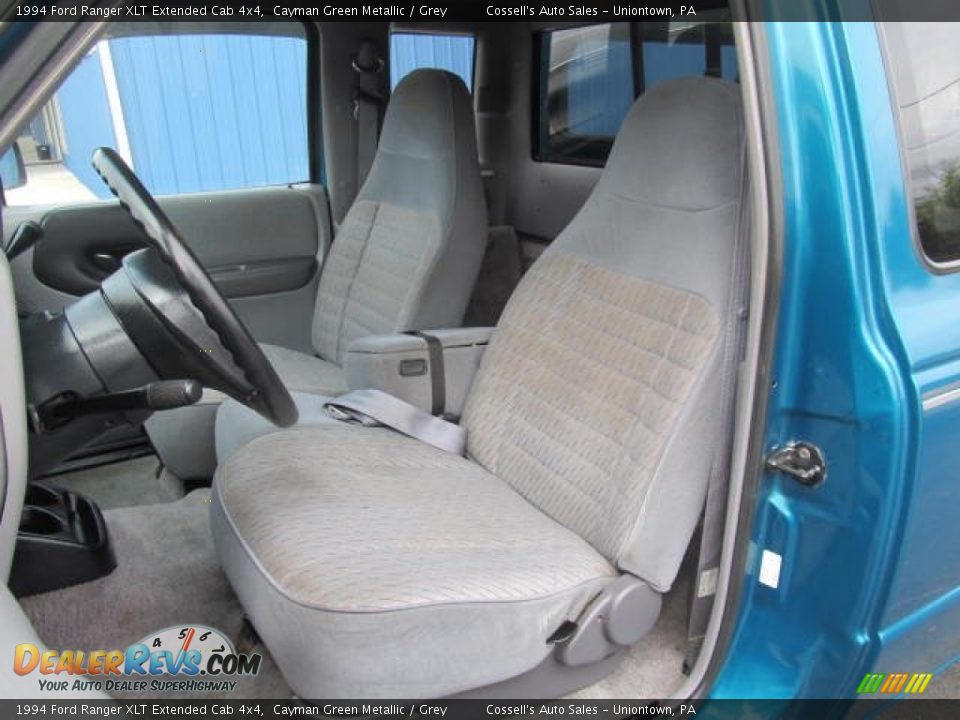 Grey Interior - 1994 Ford Ranger XLT Extended Cab 4x4 Photo #9