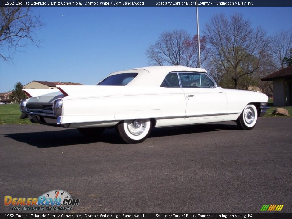 Olympic White 1962 Cadillac Eldorado Biarritz Convertible Photo #1