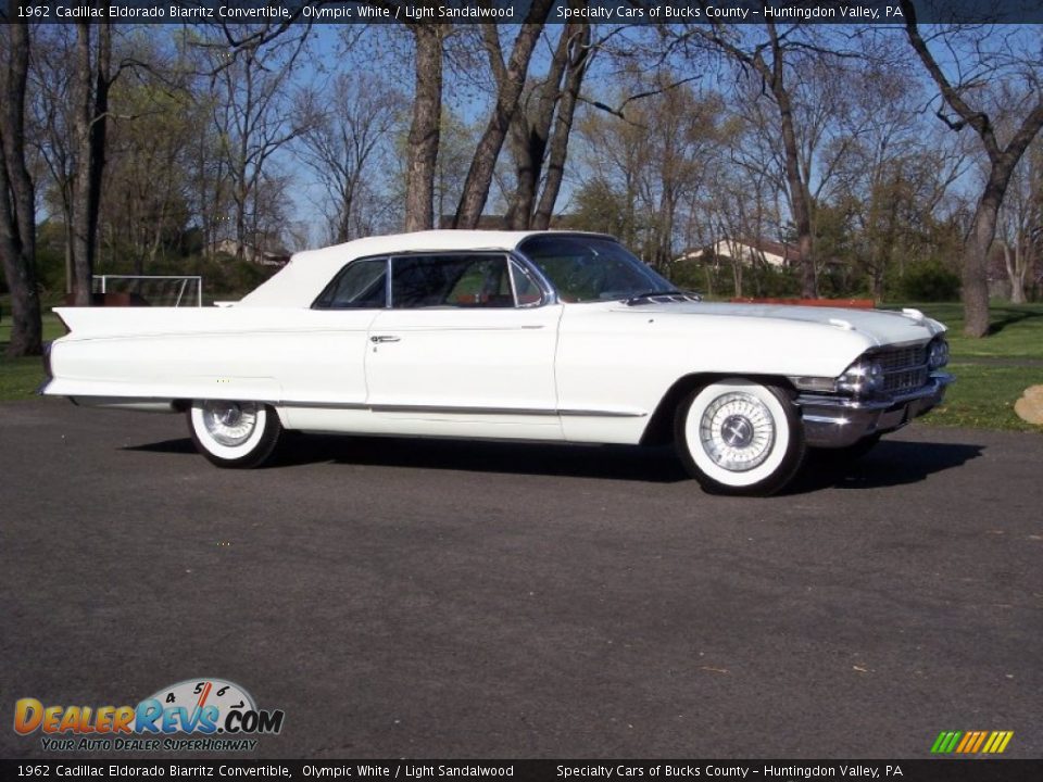 Olympic White 1962 Cadillac Eldorado Biarritz Convertible Photo #4