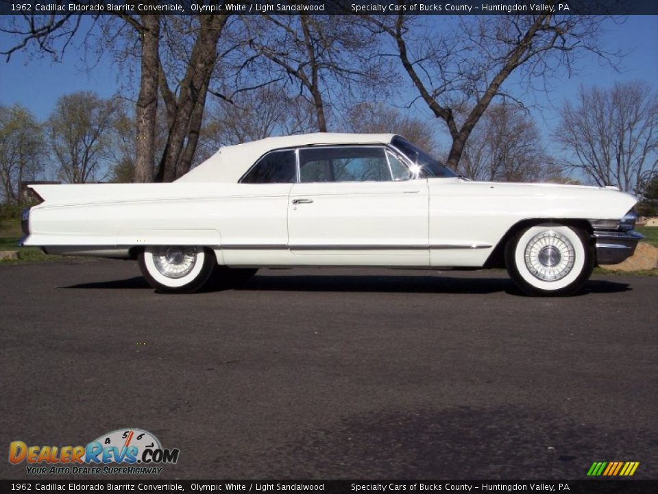 1962 Cadillac Eldorado Biarritz Convertible Olympic White / Light Sandalwood Photo #6