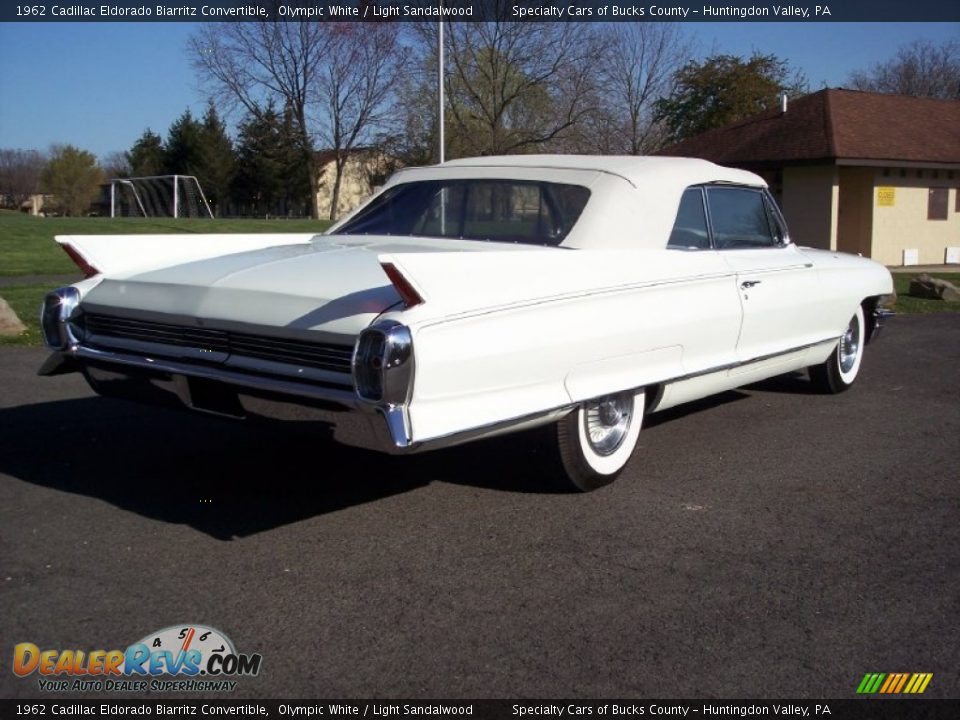 1962 Cadillac Eldorado Biarritz Convertible Olympic White / Light Sandalwood Photo #8