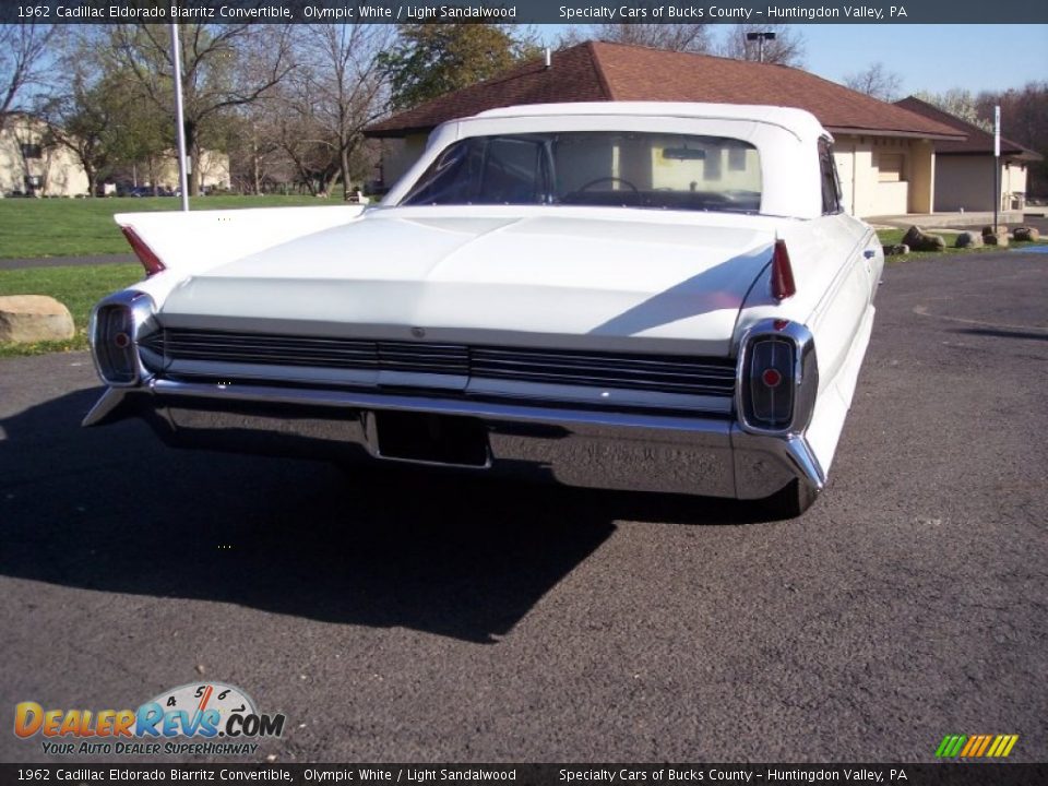 1962 Cadillac Eldorado Biarritz Convertible Olympic White / Light Sandalwood Photo #9