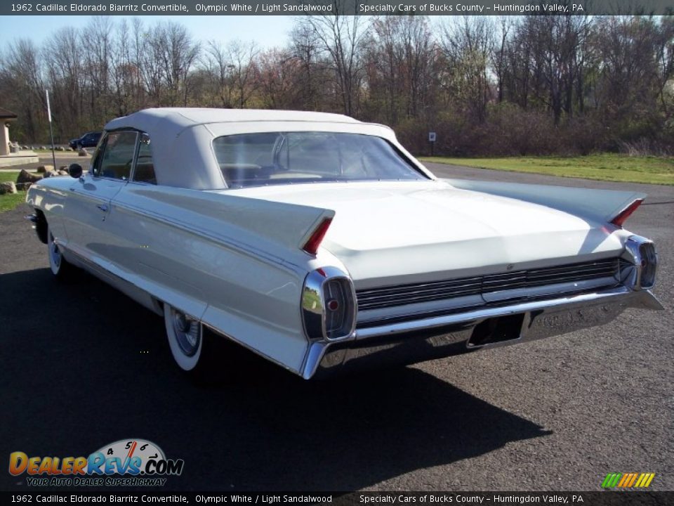1962 Cadillac Eldorado Biarritz Convertible Olympic White / Light Sandalwood Photo #10