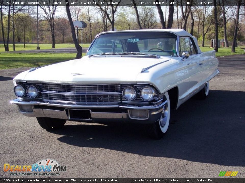 1962 Cadillac Eldorado Biarritz Convertible Olympic White / Light Sandalwood Photo #12