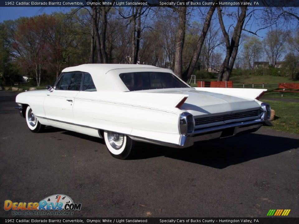 1962 Cadillac Eldorado Biarritz Convertible Olympic White / Light Sandalwood Photo #18