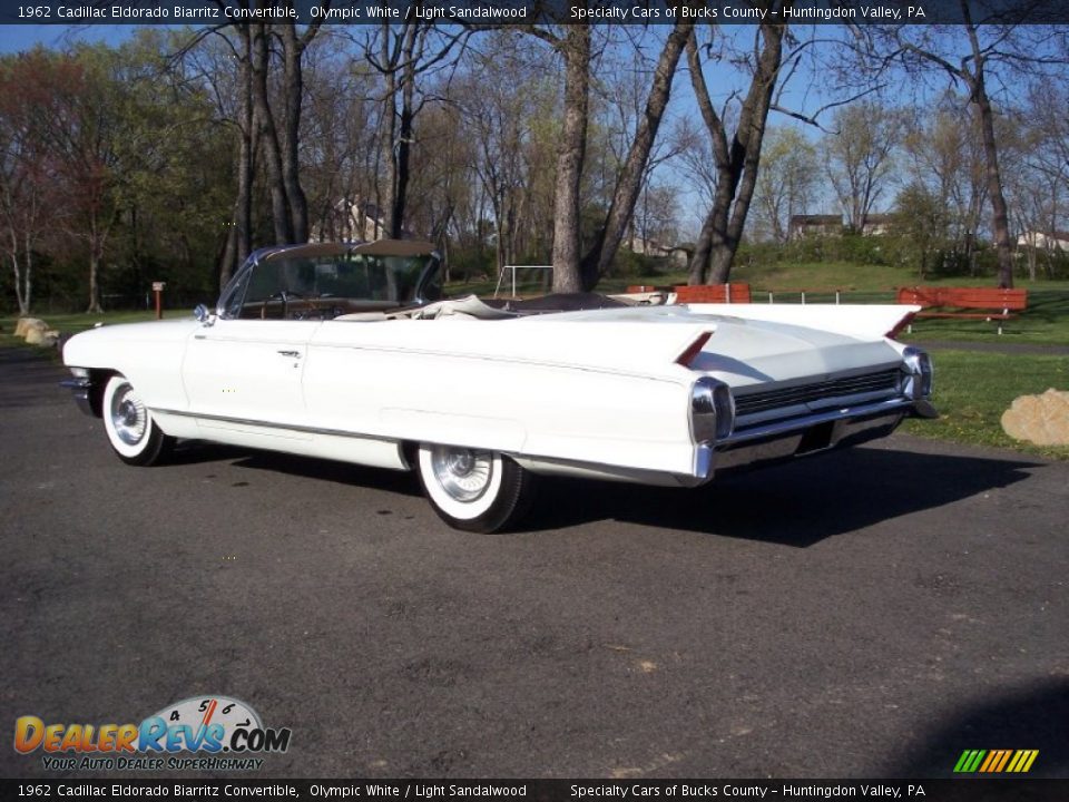 1962 Cadillac Eldorado Biarritz Convertible Olympic White / Light Sandalwood Photo #22