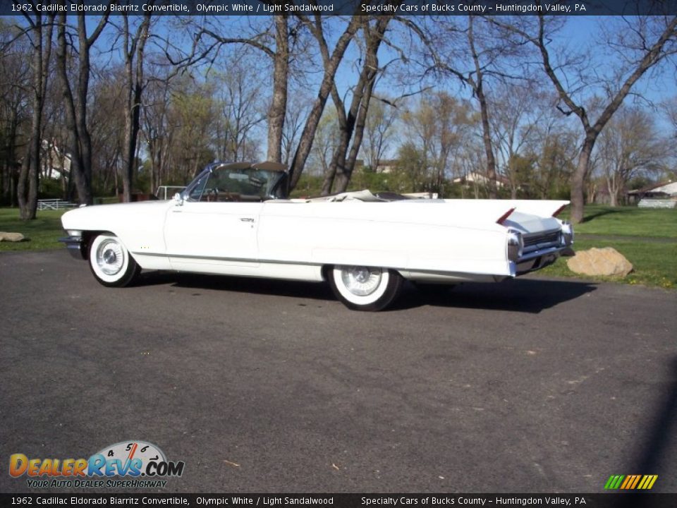 Olympic White 1962 Cadillac Eldorado Biarritz Convertible Photo #23