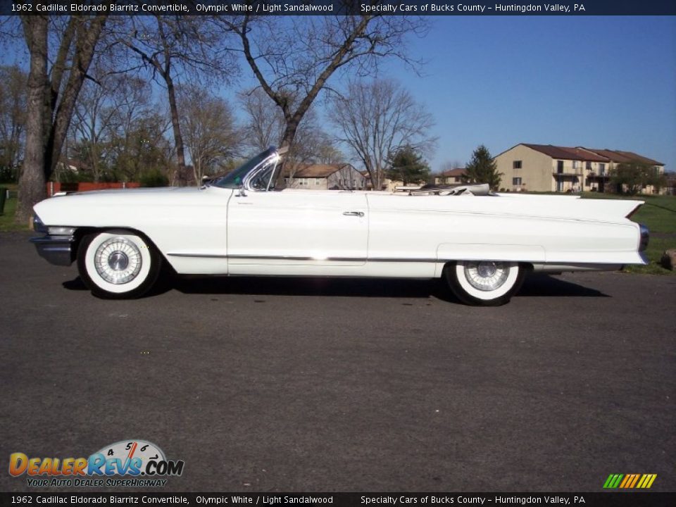 1962 Cadillac Eldorado Biarritz Convertible Olympic White / Light Sandalwood Photo #24