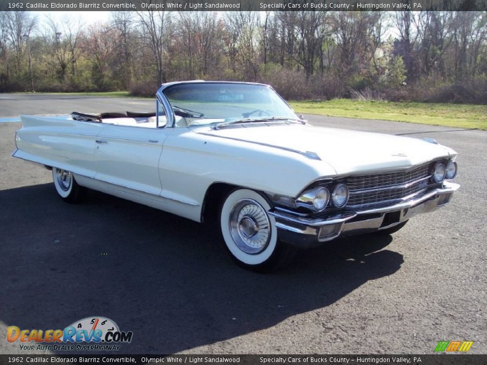 1962 Cadillac Eldorado Biarritz Convertible Olympic White / Light Sandalwood Photo #26