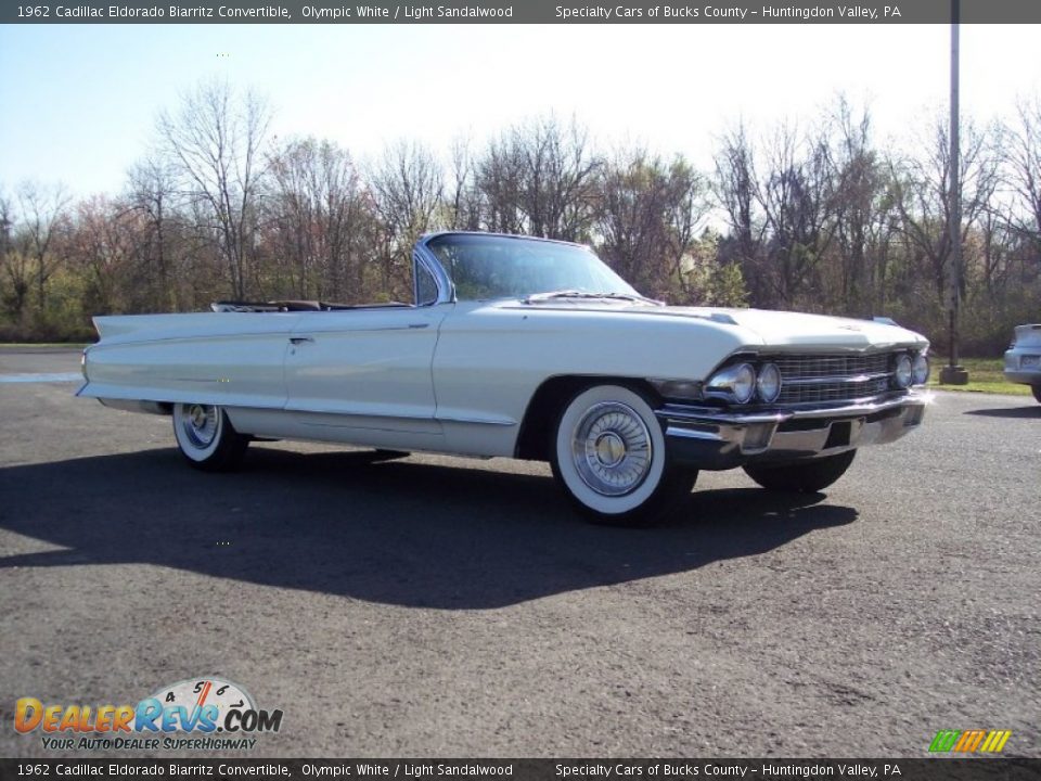 1962 Cadillac Eldorado Biarritz Convertible Olympic White / Light Sandalwood Photo #27