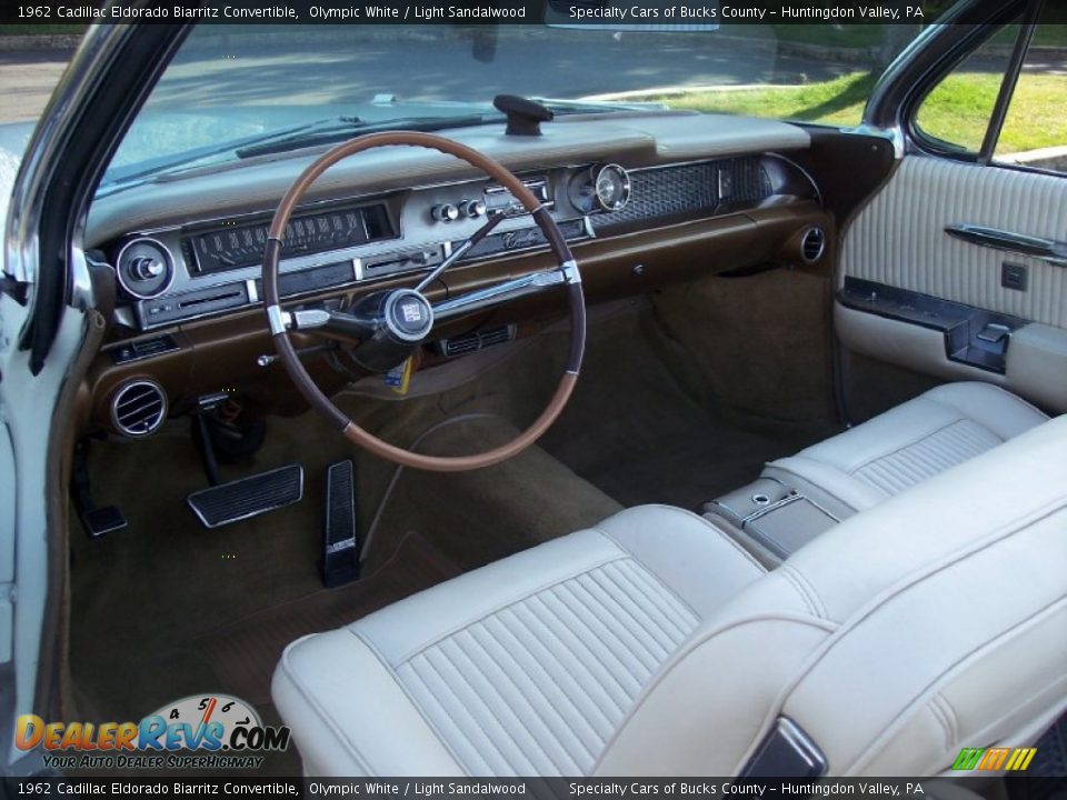Light Sandalwood Interior - 1962 Cadillac Eldorado Biarritz Convertible Photo #28