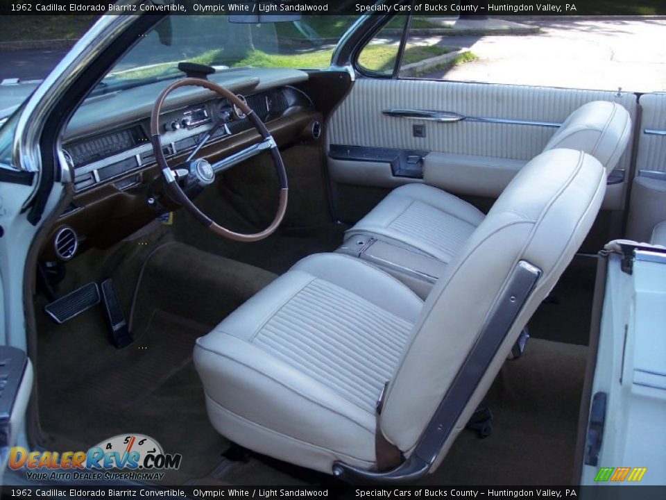 Light Sandalwood Interior - 1962 Cadillac Eldorado Biarritz Convertible Photo #29