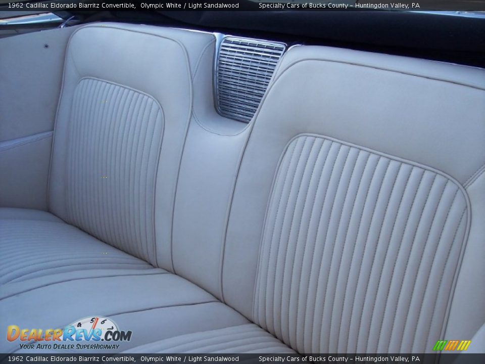 Rear Seat of 1962 Cadillac Eldorado Biarritz Convertible Photo #36