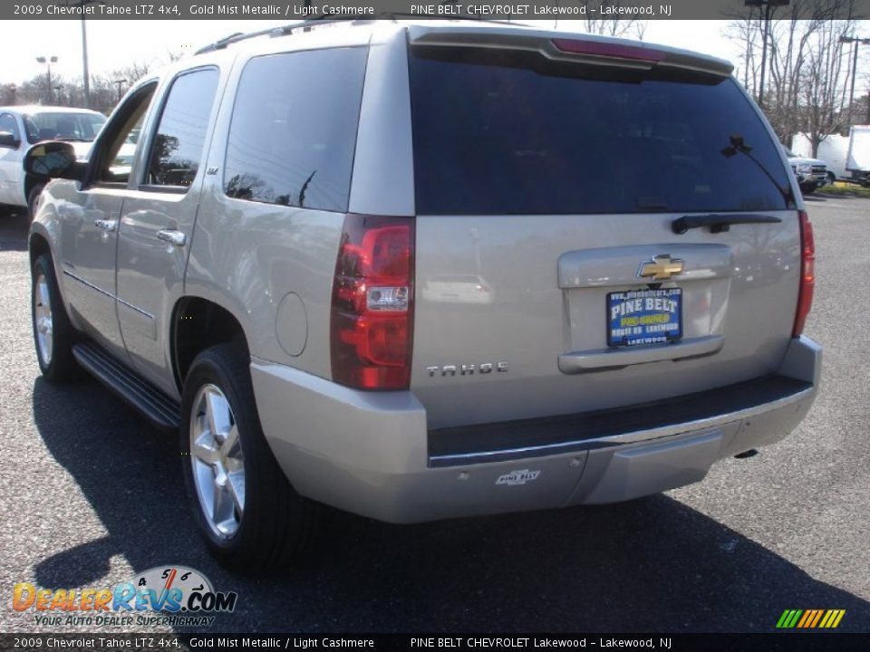 2009 Chevrolet Tahoe LTZ 4x4 Gold Mist Metallic / Light Cashmere Photo #6