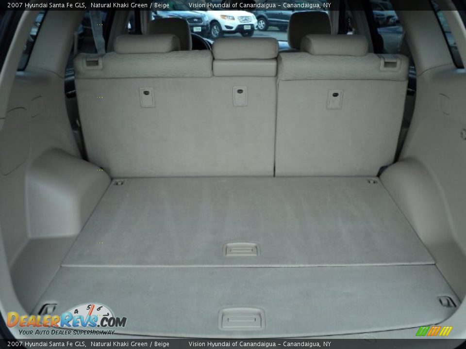 2007 Hyundai Santa Fe GLS Natural Khaki Green / Beige Photo #10