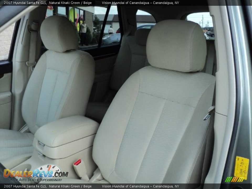 2007 Hyundai Santa Fe GLS Natural Khaki Green / Beige Photo #20