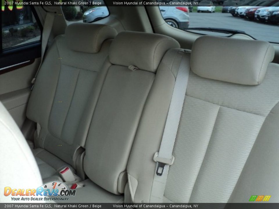 2007 Hyundai Santa Fe GLS Natural Khaki Green / Beige Photo #26